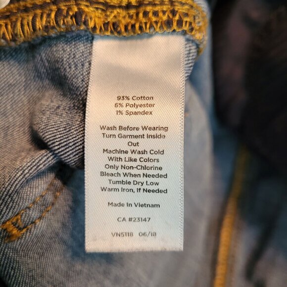 Talbots Jeans Women 6 High Rise Barely Bootcut Flawless Tummy Control Stretch - Picture 5 of 10